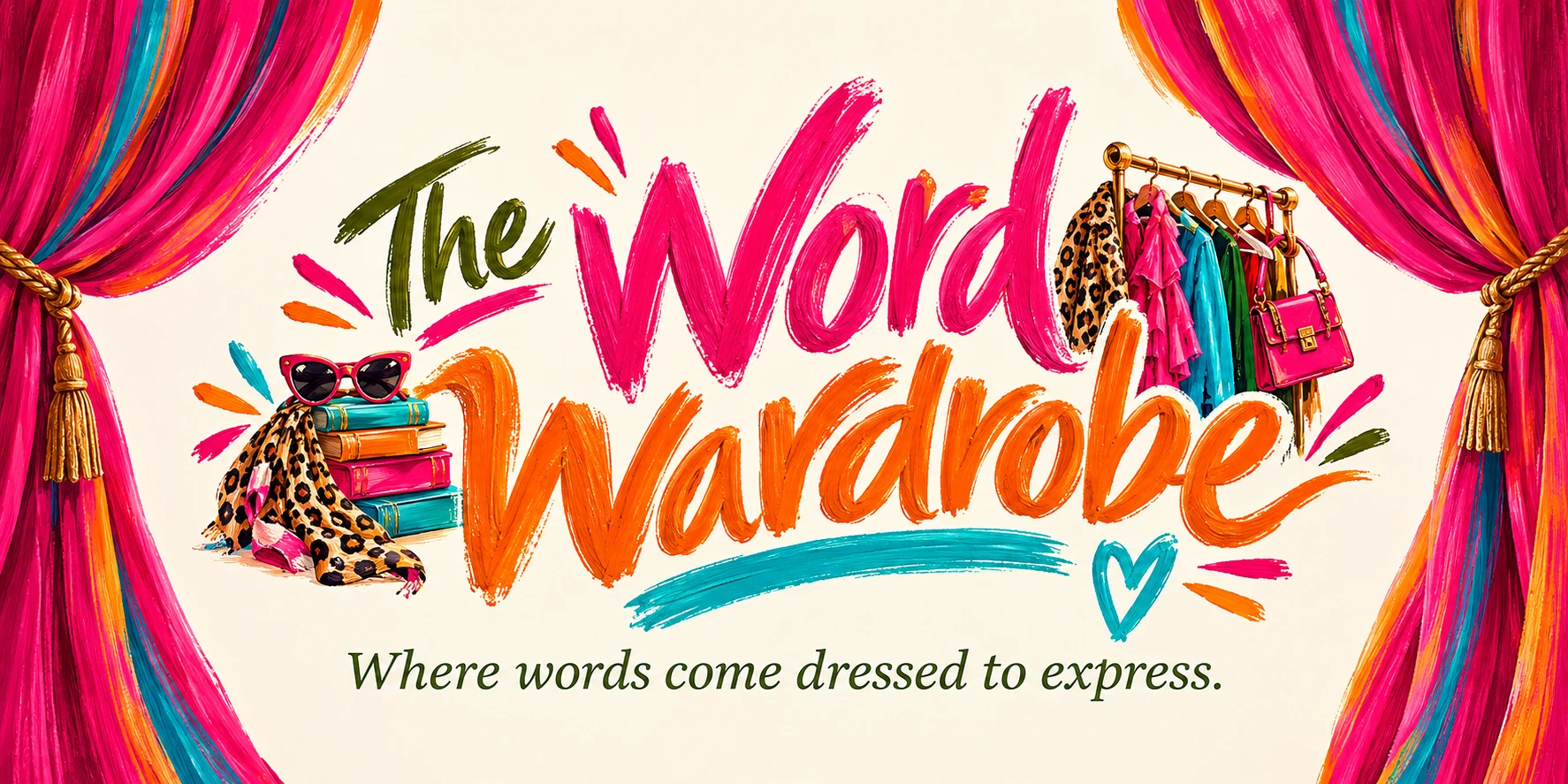 The Word Wardrobe. Where words come dressed to express.